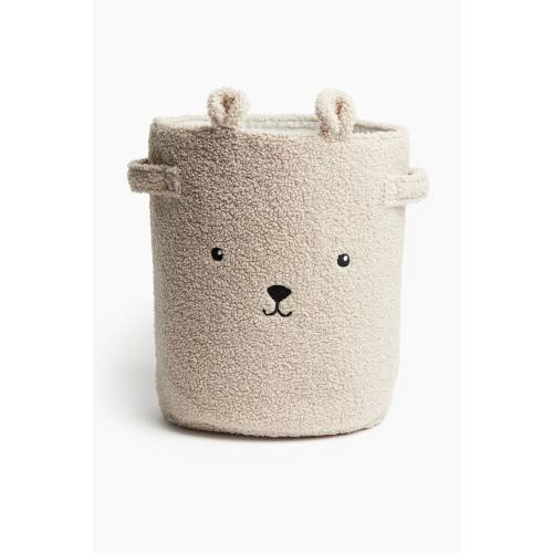 Teddy Fleece Storage Basket