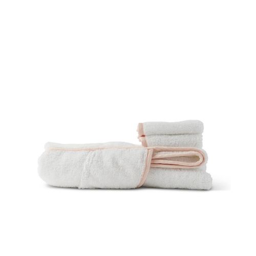 Pink/Grapefruit: The Hooded Towel + Washcloth 2-Pack