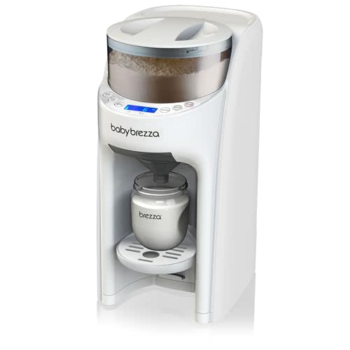 Baby Brezza Formula Pro Advanced WiFi Formula Dispenser - Automatically Mix a Warm Formula Bottle from Your Phone Instantly – Easily Make Bottle with Automatic Powder Blending Machine, White