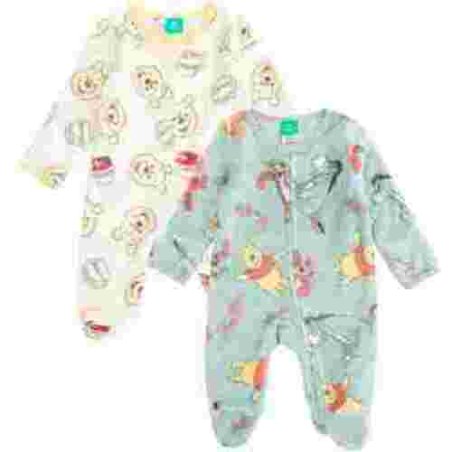 Disney Winnie the Pooh Eeyore Tigger Fleece 2 Pack Coveralls Woobie Newborn to Infant