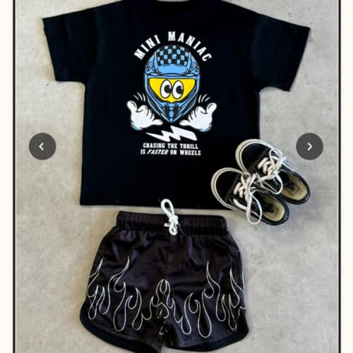 Mini Maniac T-shirt Black