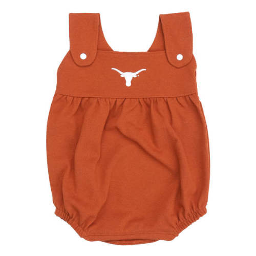 Infant Burnt Orange Bubble Romper | University Co-op