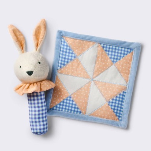 Rattle and Crinkle Paper - Bunny - 2pc - Cloud Island™