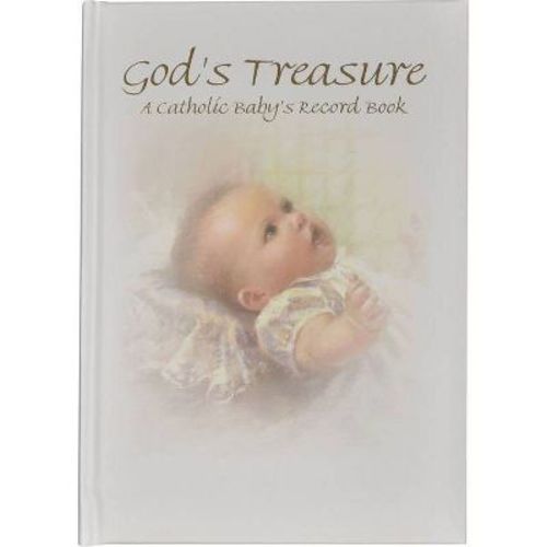 God's Treasure: A Catholic Baby's Record Book - by Kathy Fincher (Hardcover)