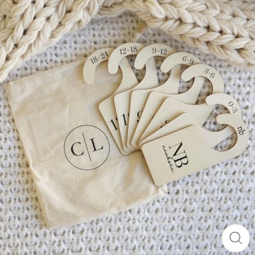 Wooden Nursery Closet Dividers | Classic