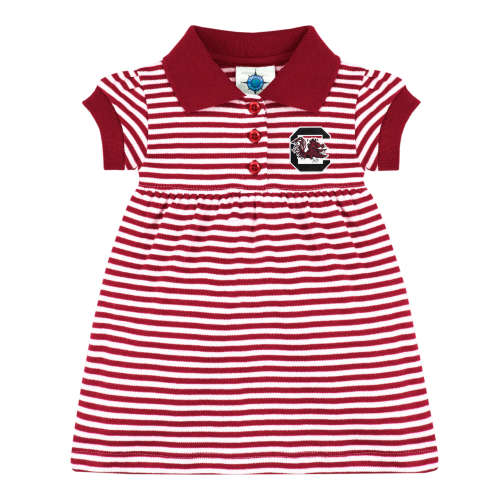 South Carolina Gamecocks Striped Gameday Dress w/Bloomer | College Baby