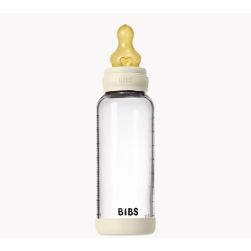 Baby Glass Bottle Set 8oz Latex - Ivory