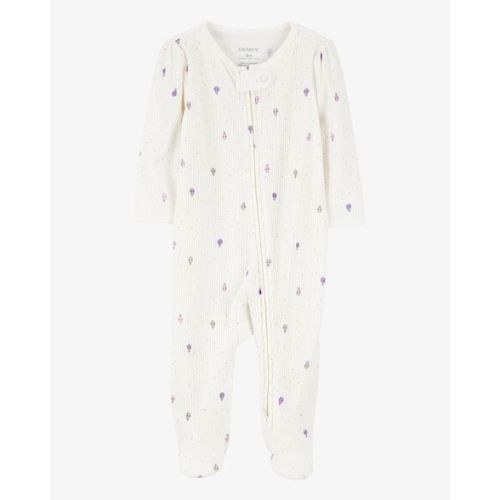Baby Girl Air Balloon 2-Way Zipper Textured Sleep and Play | Carter's