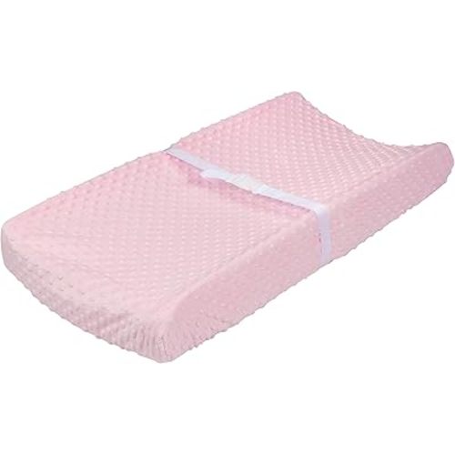 Gerber Baby Boys Girls Neutral Newborn Infant Baby Toddler Nursery Changing Pad Cover, Dotted Pink, 16" x 32