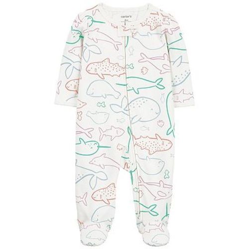 Baby Girl Carter's Whale Zip-Up Sleep & Play