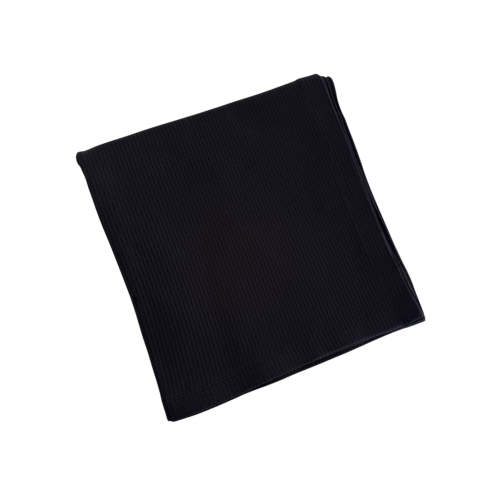 Black / Organic Ribbed Swaddle