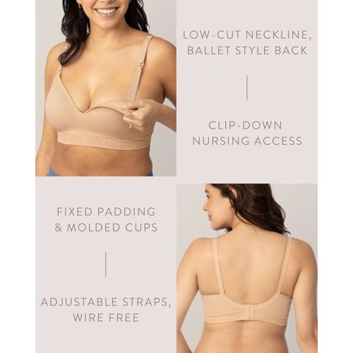 Kindred Bravely Signature Sublime Contour Nursing Bras for Breastfeeding, Soft & Stretchy Maternity Bra