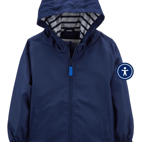 Baby Solid Windbreaker - 12M - Style,Navy