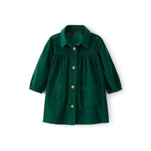 Baby Girls Collared Corduroy Dress