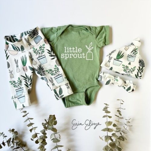 Little Sprout Baby Plant Person Baby Plant Lovers Baby - Etsy
