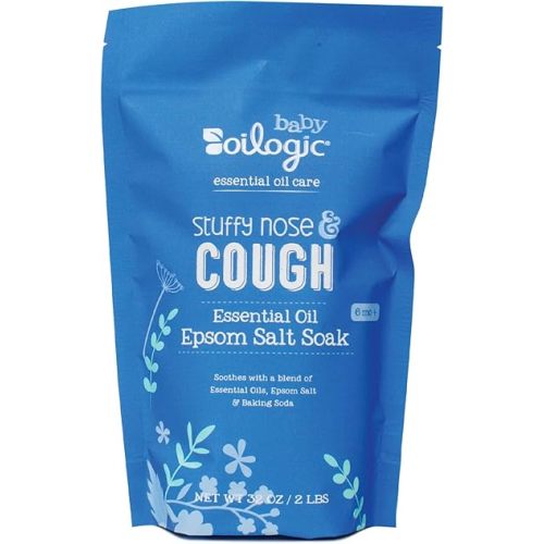 Oilogic, Epsom Soak Stuffy Nose, 32 Ounce