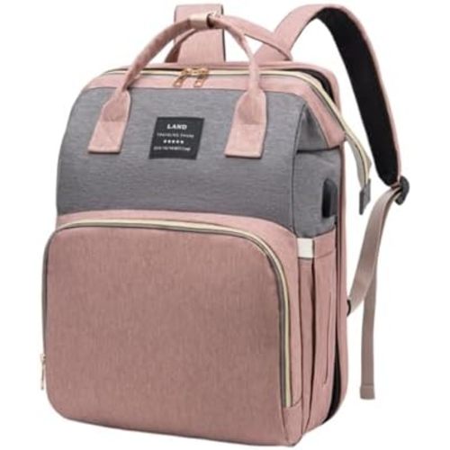 Diaper Bag Backpack,Baby Diaper Bag with Portable Diaper Pad