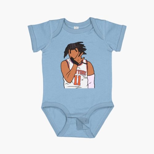 Jalen Brunson 3 Point Celebration Baby One-Piece