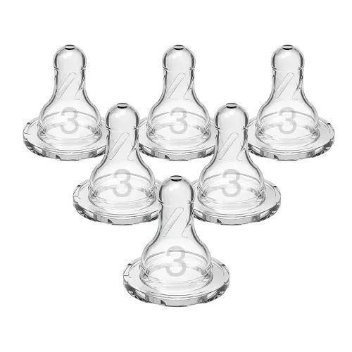 Dr. Brown's Original Nipple, Level 3 (6m+), 6 Count
