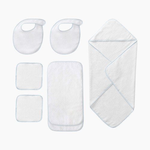 Weezie Baby Shower Bundle - Blue Gingham, 7