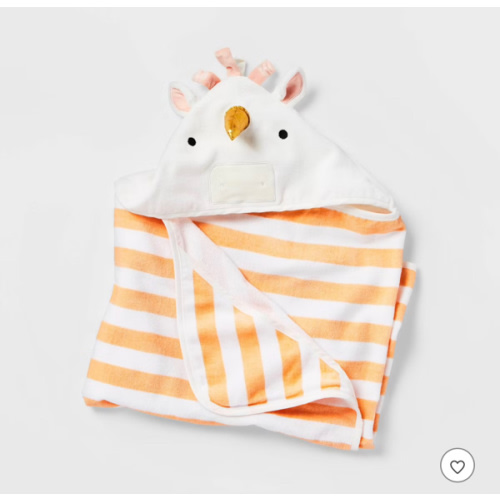 "kids bath towels hooded"