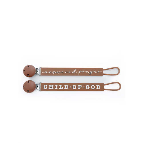 Silicone Pacifier Clip – OUR HOUSE ABOVE