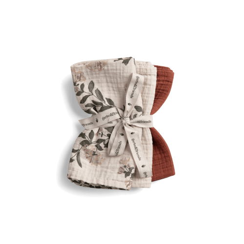 Muslin Burp Cloths 3 pcs