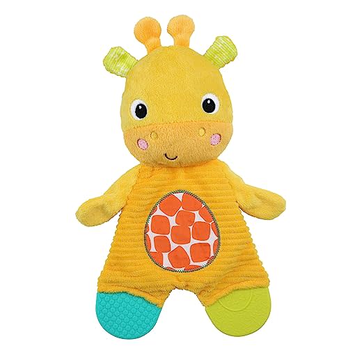 Bright Starts Snuggle & Teethe BPA-free Crinkle Teething Plush Baby Toy - Giraffe