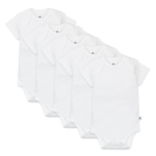 5-Pack Organic Cotton Short Sleeve Bodysuits | Honest Baby Clothing