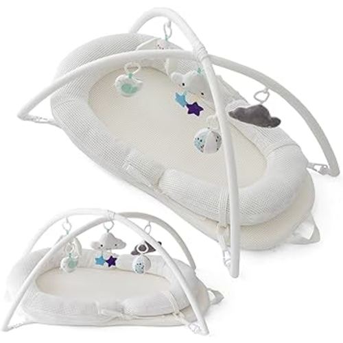 4-in-1 Baby Lounger, Tummy Time Mat, Baby Play Mat and Baby Sit Up Chair - Baby Registry Search and Baby Items, Patent Pending