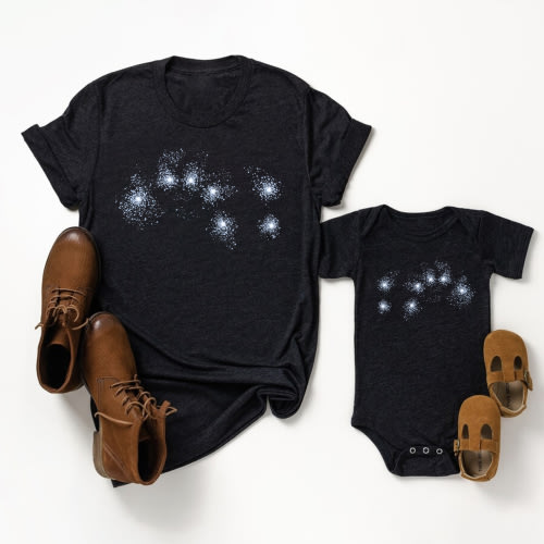 Big And Little Dipper Dad&amp;Me Matching Tees