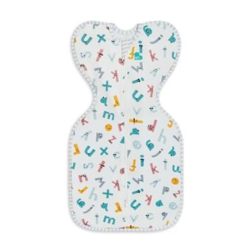 Love To Dream Ecovero Swaddle Wrap - Alphabet Soup - Newborn