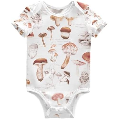 Baby Bodysuits Cute Cats Short Sleeve Cotton Baby Suits for Boys Girls 0-24 Months