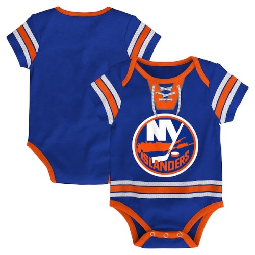 Infant New York Islanders Royal Hockey Jersey Bodysuit