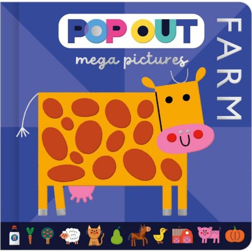 Pop Out Mega Pictures Farm - by Sarah Creese (Board Book)