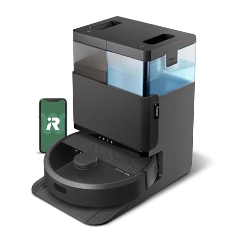 iRobot Roomba Plus 405 (G185) Combo Robot Vacuum & Mop with AutoWash Dock - Spinning Mop Pads, Self-Empties, Pad Washing & Drying, Self-Cleaning, Pad-Lift, LiDAR Navigation