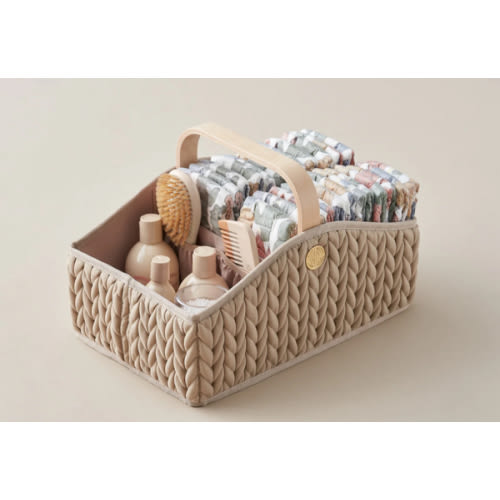 Diaper Caddy Beige