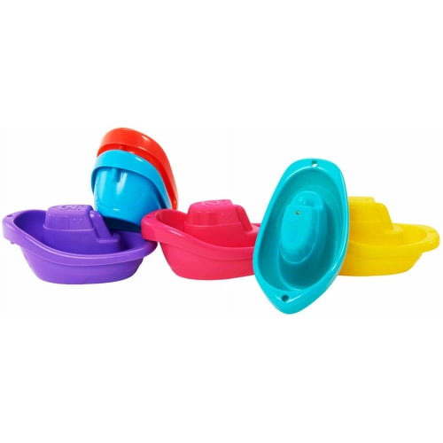 Munchkin® Little Boat Train Baby and Toddler Bath Toy, Multi-color, 6 Piece Set, Unisex