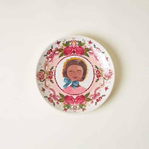 American Girl® Addy Portrait Dessert Plate