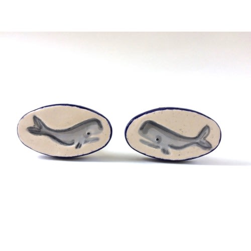 Whale Knob, Whale Drawer Pull, Ceramic Knob, Nautical Knob, Beach House Knob, Cabinet Knob Pull, Kitchen Cabinet Knob, Furniture Knob, Pulls