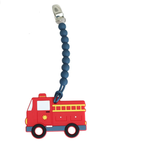 Mud Pie Fire Truck Clip-On Teether – Baby Blossom Company