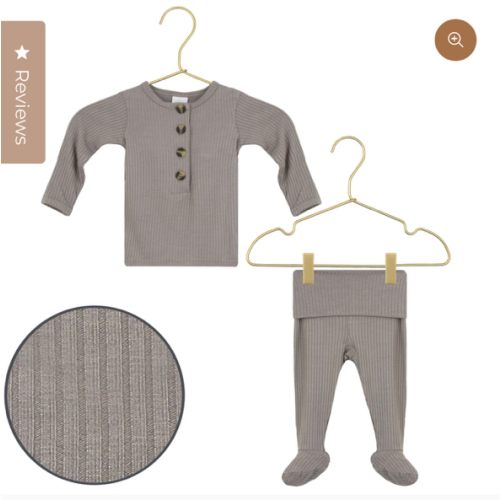 Beau Ribbed Top + Bottoms