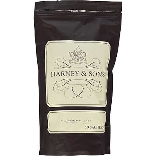 Harney & Sons Bag of Sachets Peppermint, 50 Count