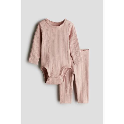 2-PIECE POINTELLE COTTON SET