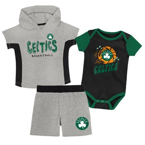 Boston Celtics Double Dribble Hoodie and Short Set - Newborn