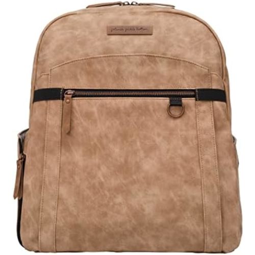 Petunia Pickle Bottom 2-in-1 Provisions Breast Pump & Diaper Bag, Designed for Busy Parents, Spacious Main Compartment, Brioche