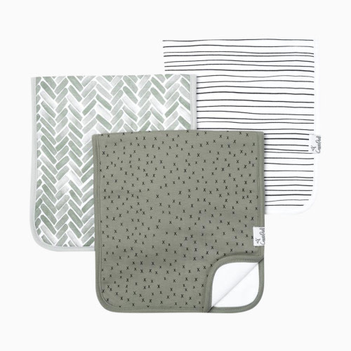 Copper Pearl Printed Burp Cloth Set - Alta