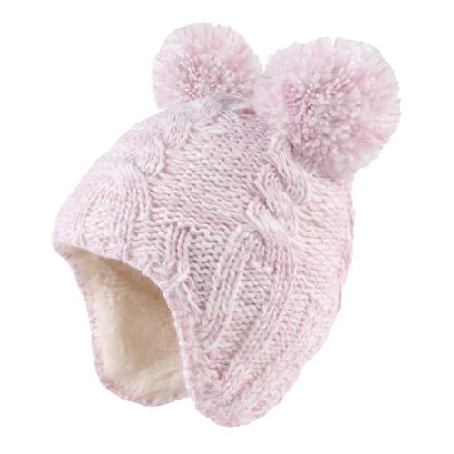 Zsedrut Winter Baby Boy Hats Pompom Baby Beanie for Girls Fleece Newborn Infant Toddler Beanie