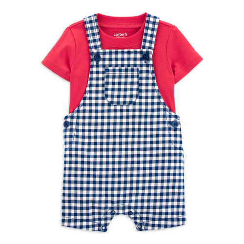 Carter's Child of Mine Baby Boy Overalls Set, 2-Piece, Sizes 0/3-24 Months