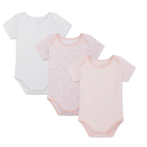 LAKE | English Rose Baby Bodysuit Bundle | 3-6M
